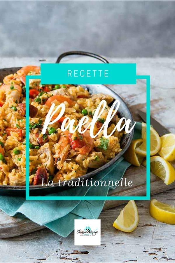 Rezept der traditionellen spanischen Paella