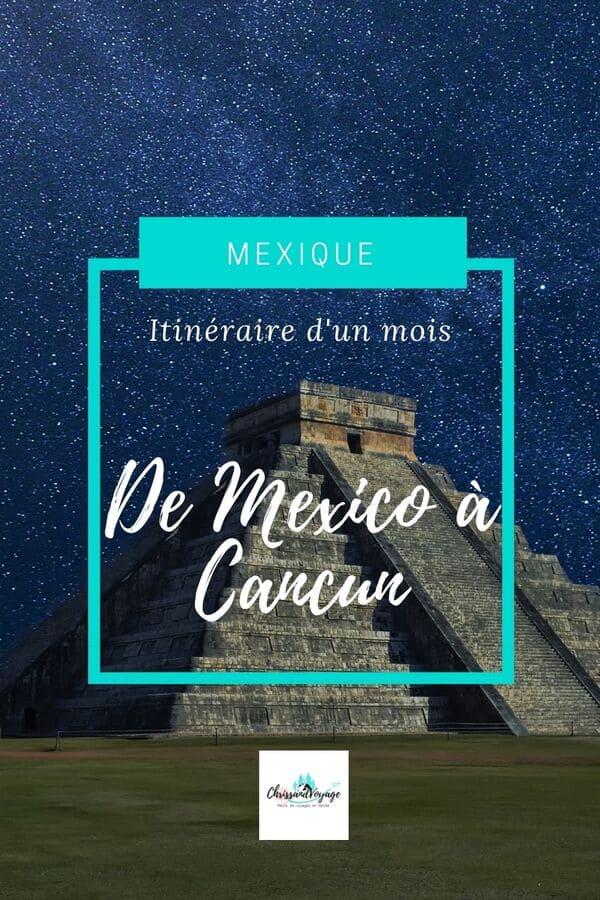 Reiserouten von Mexiko-Stadt nach Cancun in 1 Monat